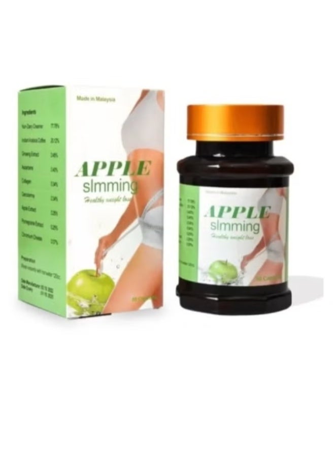 Herbal Original Apple Slimming Capsules for Weight Loss Management - 100% Original from Malaysia - Image 3